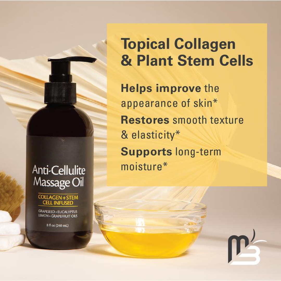 Anti Cellulite Massage Oil (With Collagen + Stem Cells)
