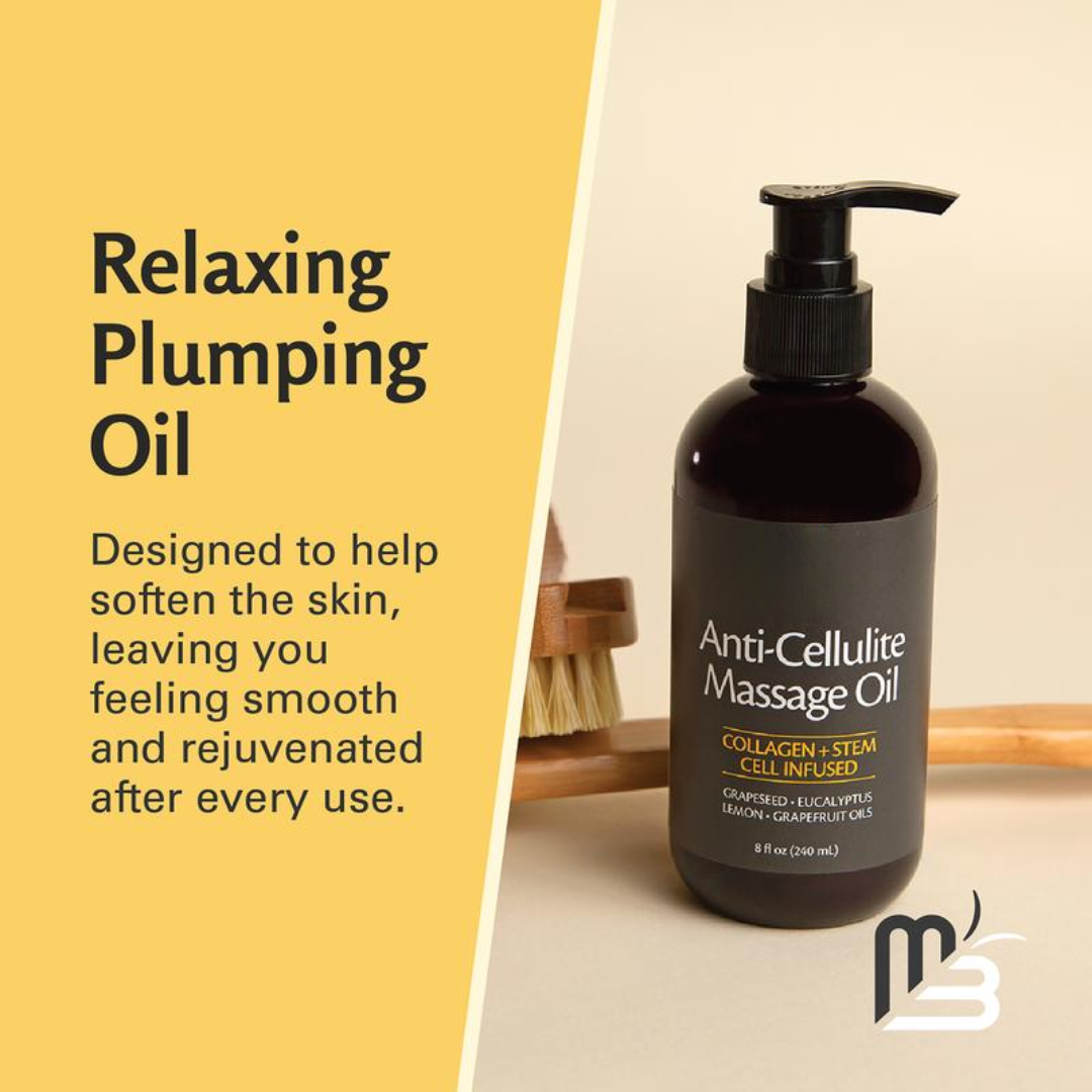 Anti Cellulite Massage Oil (With Collagen + Stem Cells)