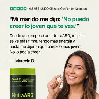 NAD+ Liposomal: Lucí y Sentite 10 Años Más Joven, Sin Botox