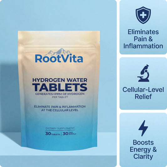 Hydrogen Water Tablets — Your Knees, Back & Hips Pain-Free in 14 Days or Your Money Back