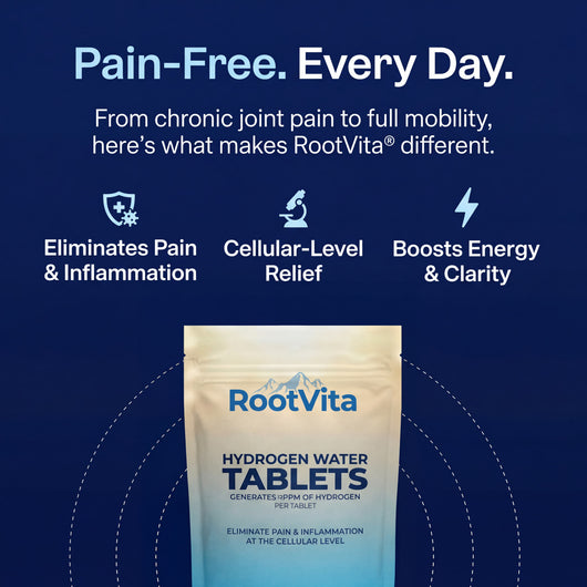 Hydrogen Water Tablets — Your Knees, Back & Hips Pain-Free in 14 Days or Your Money Back