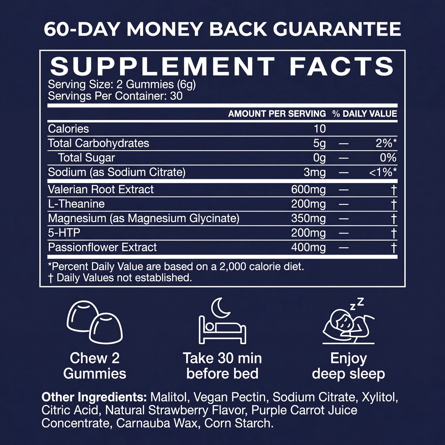 Fall Asleep in Under 30 Minutes, Stay Asleep All Night — Wake Up Refreshed or Your Money Back